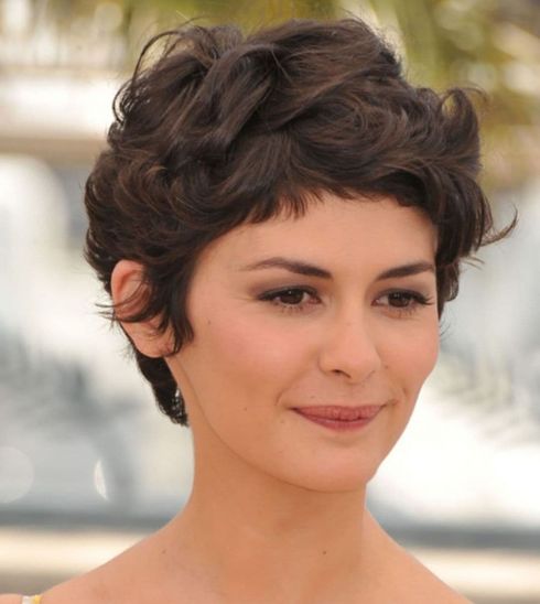 Messy curly pixie haircut 2023