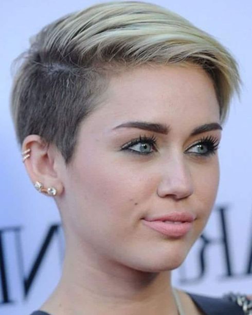 Short haircut for round face for women 2023-2024