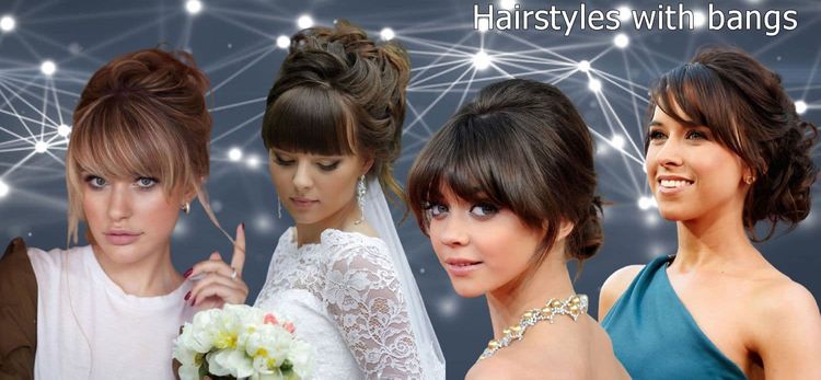 hairstyles with bangs for women 2021-2022