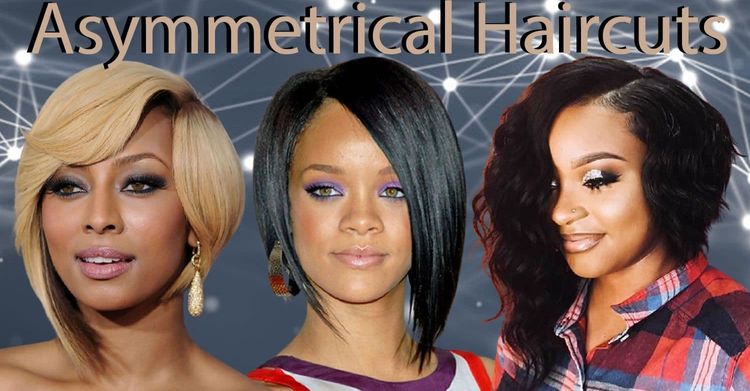 Trendy asymmetrical bob haircuts for black women