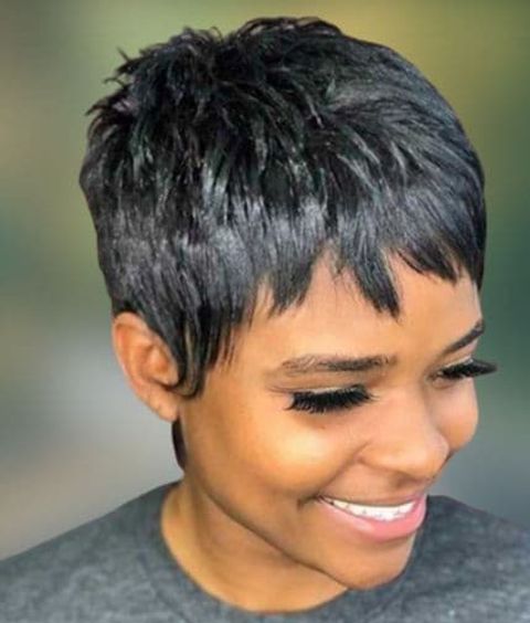 2020 pixie haircuts for black women