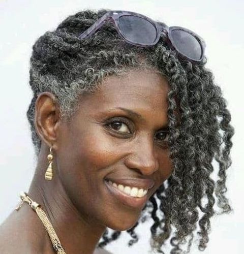 Natural hairstyles with bangs for women over 50 in 2021-2022
