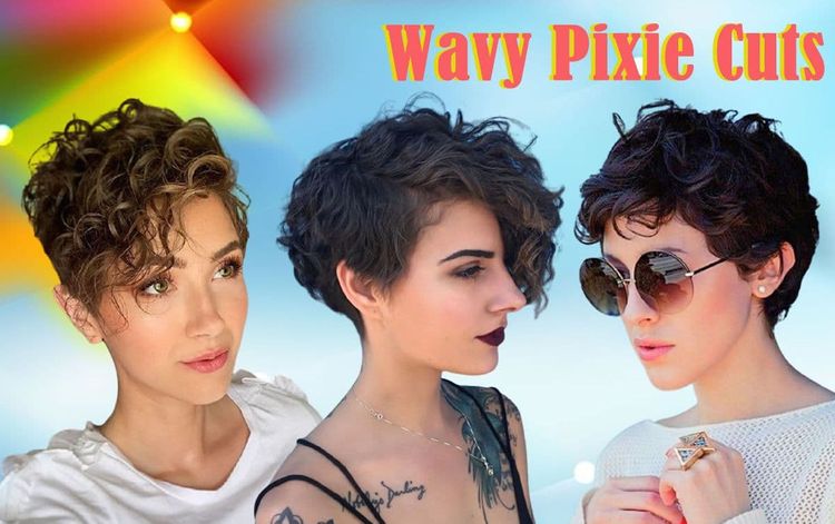 New wavy pixie haircuts for women in 2021-2022