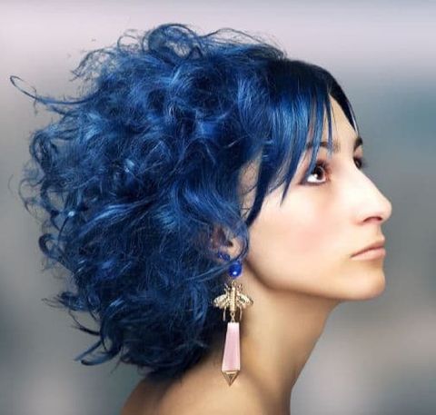 blue hair color shades for short hairstyles