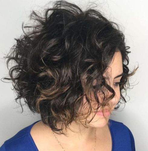 Curly bob haircuts 2022-2023