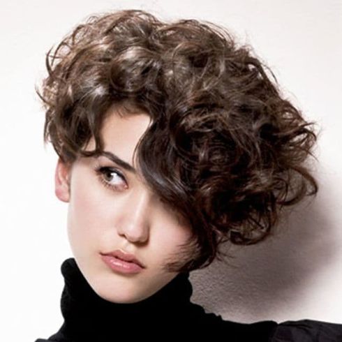 Curly hairstyles for short hair 2022-2023