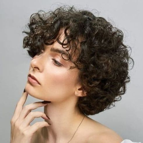 Curly hairstyles for short hair 2022-2023