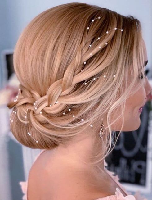 Wedding hairstyles with accessories for 2022 - 2023