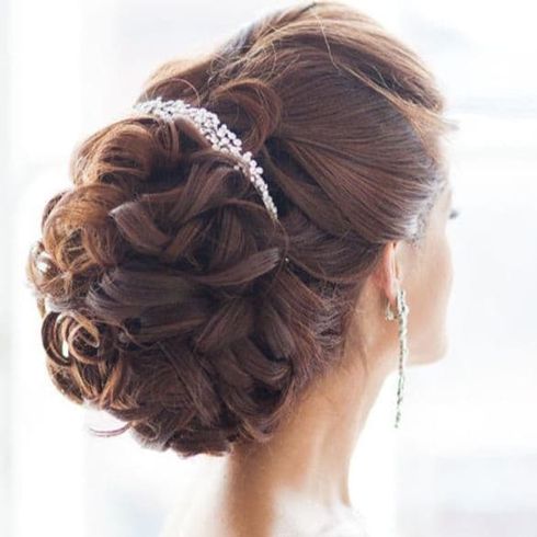 Wedding hairstyles with accessories for 2022 - 2023