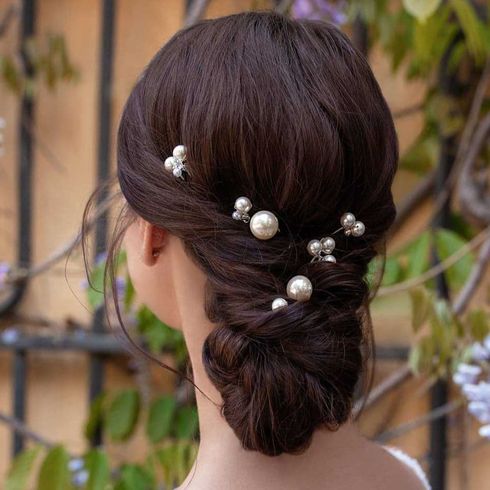 Wedding hairstyles with accessories for 2022 - 2023