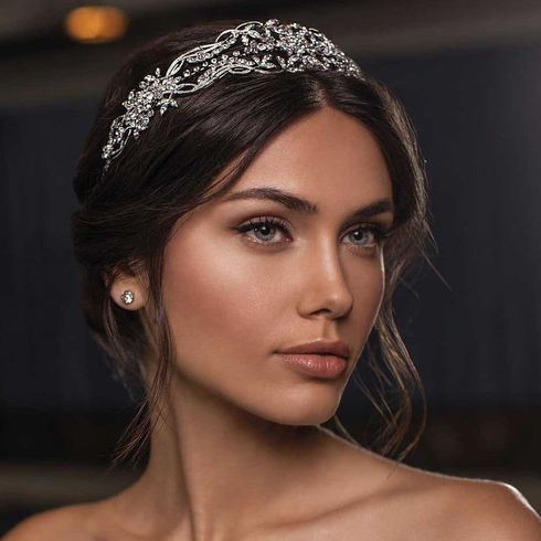 Wedding hairstyles with accessories for 2022 - 2023