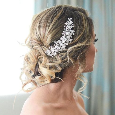 Wedding hairstyles with accessories for 2022 - 2023