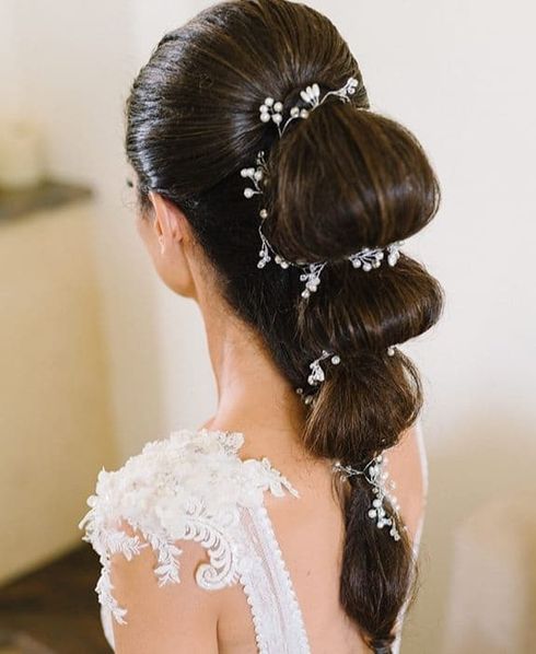 Wedding hairstyles with accessories for 2022 - 2023