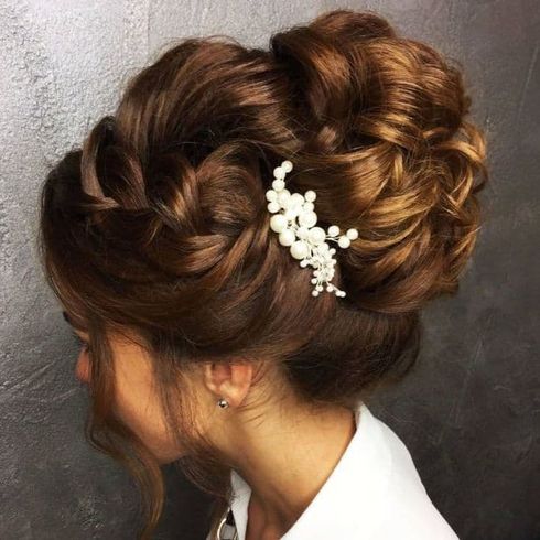 Wedding hairstyles with accessories for 2022 - 2023