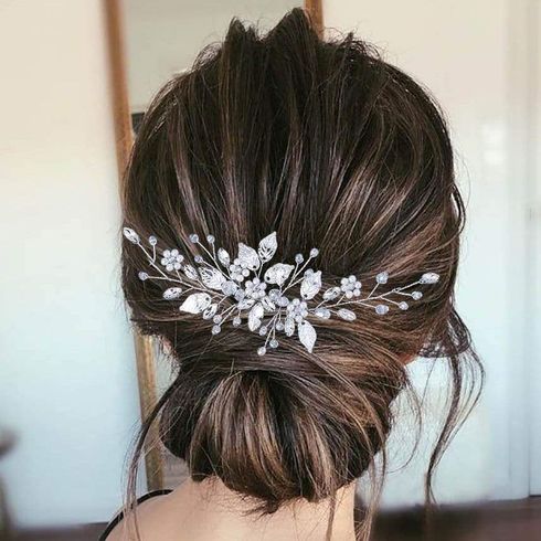 Wedding hairstyles with accessories for 2022 - 2023