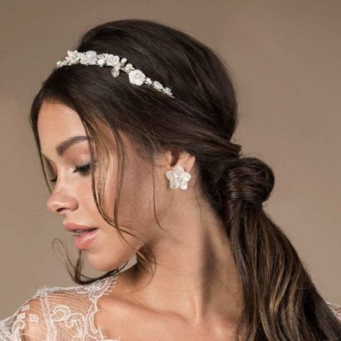 Wedding hairstyles with accessories for 2022 - 2023