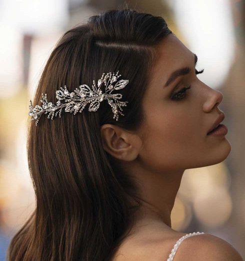 Wedding hairstyles with accessories for 2022 - 2023