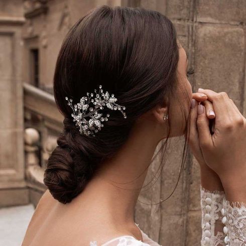 Wedding hairstyles with accessories for 2022 - 2023