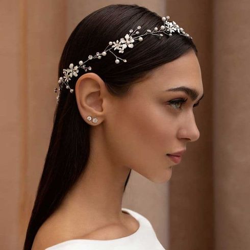 Wedding hairstyles with accessories for 2022 - 2023