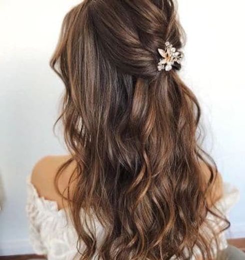 Wedding hairstyles with accessories for 2022 - 2023