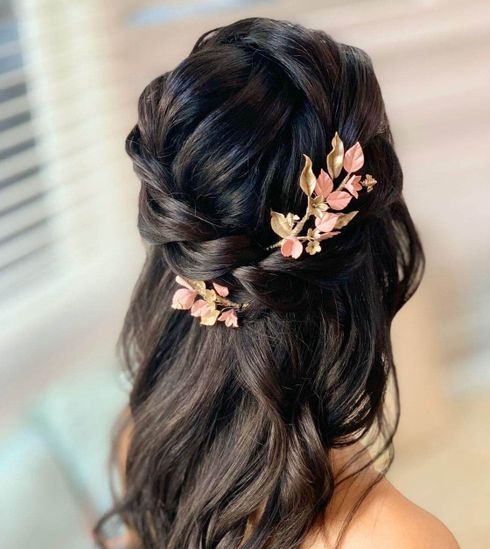 Wedding hairstyles with accessories for 2022 - 2023