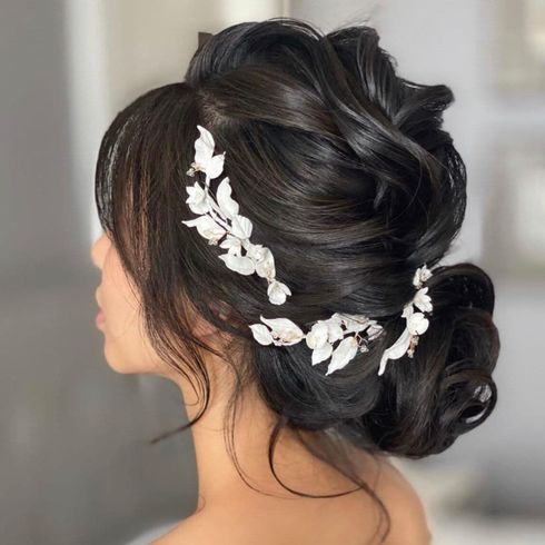 Wedding hairstyles with accessories for 2022 - 2023