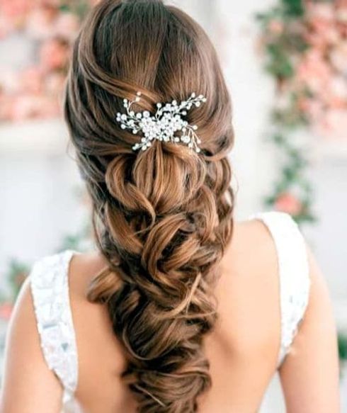 Wedding hairstyles with accessories for 2022 - 2023