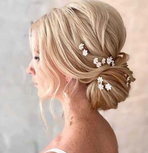 Wedding hairstyles with accessories for 2022 - 2023