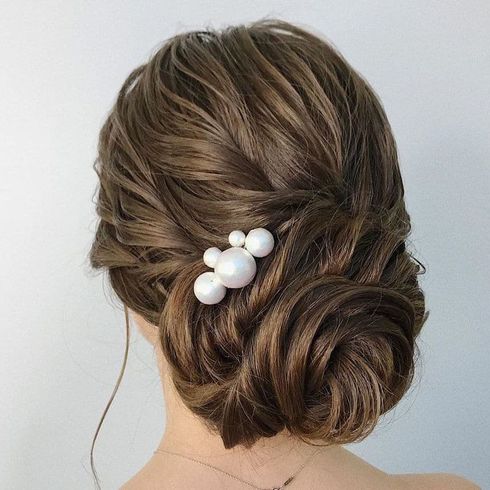 Wedding hairstyles with accessories for 2022 - 2023