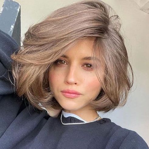 Layered long bob haircuts 2022-2023