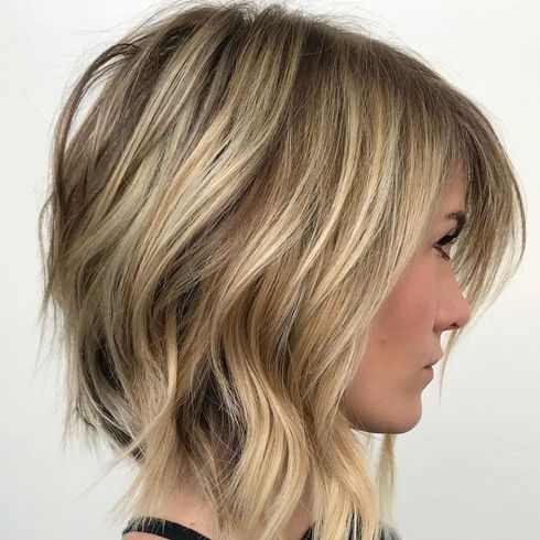 Layered long bob haircuts 2022-2023