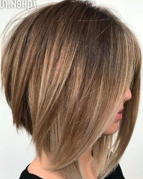 Layered long bob haircuts 2022-2023