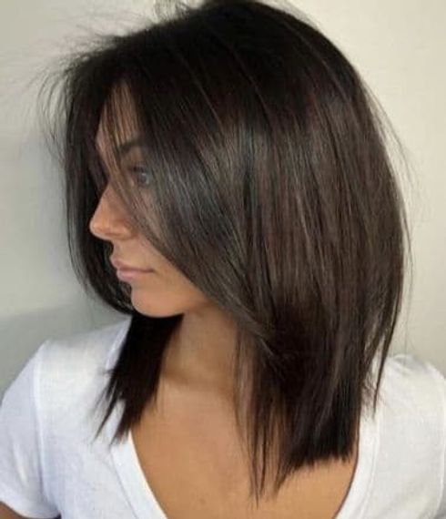 Layered long bob haircuts 2022-2023