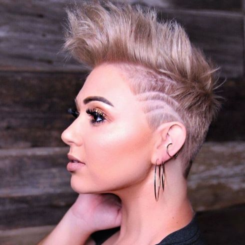 Mohawk haircuts and hairstyles for women in 2022-2023