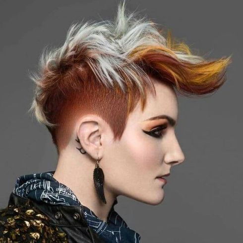 Mohawk haircuts and hairstyles for women in 2022-2023