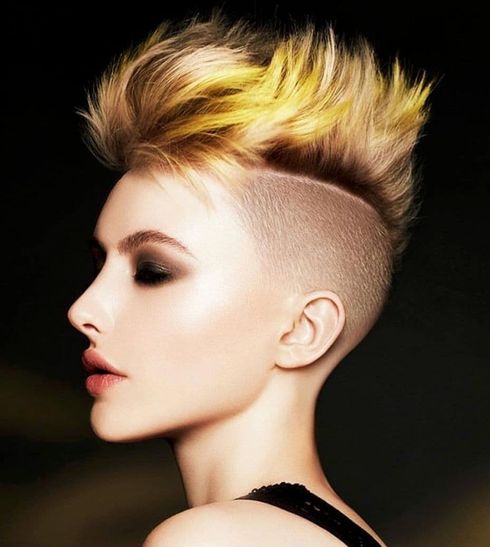 Mohawk haircuts and hairstyles for women in 2022-2023