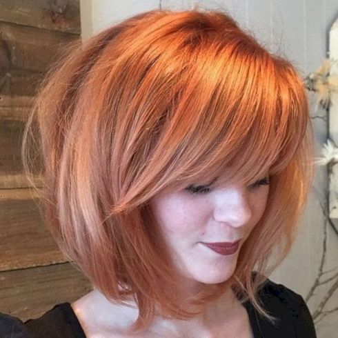 Asymmetrical bob haircuts and hair colors for 2023