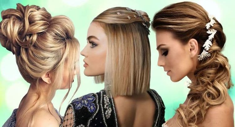 Prom hairstyles for short and long hair types