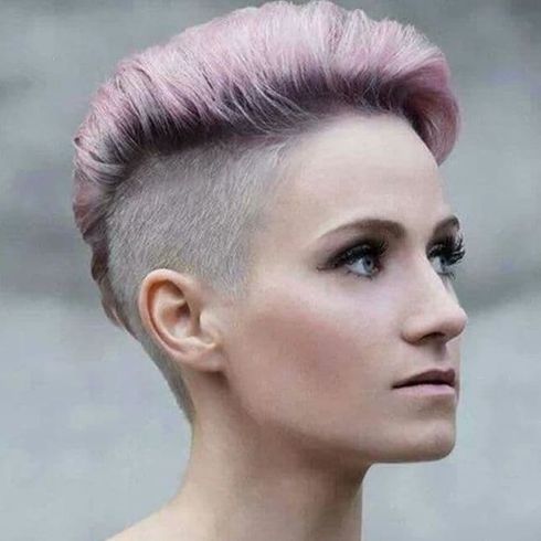 purple undercut pixie 2023