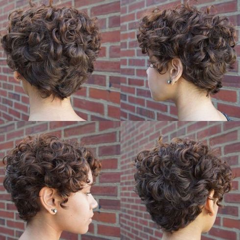 curly short hair 2023-2024