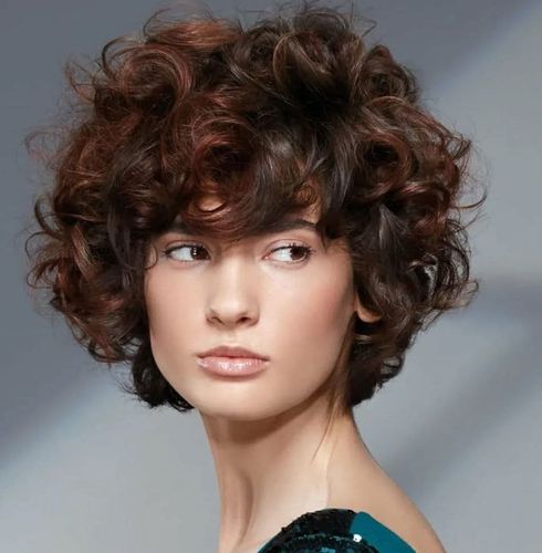 short haircut for curly hair 2023-2024