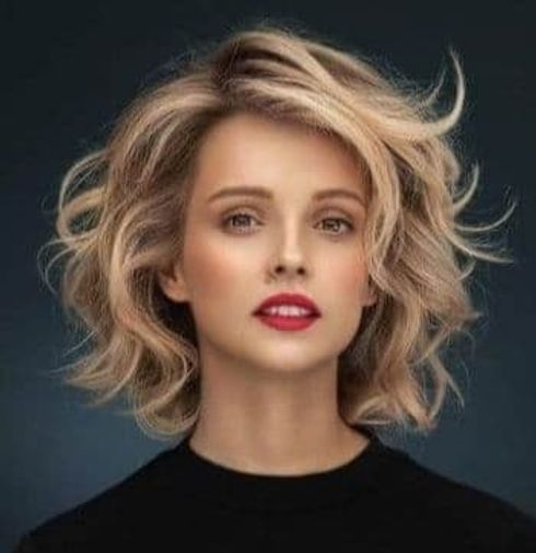 Brown balayage bob haircut 2023