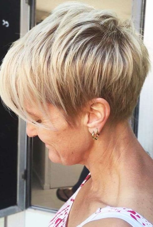 Layered pixie over 60 in 2023