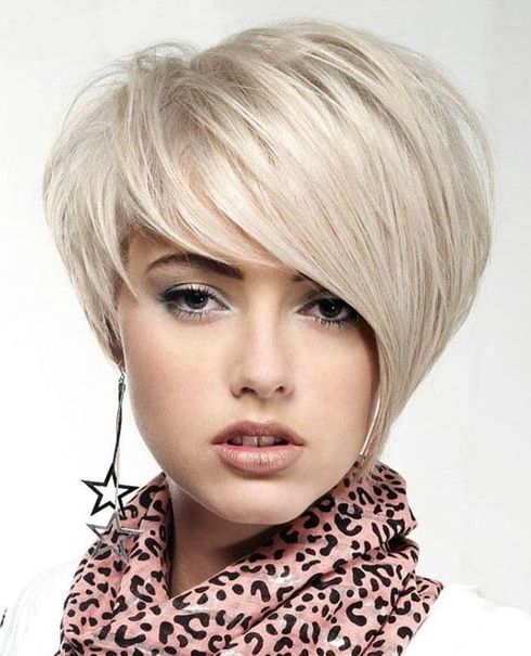 asymmetrical short bob hair for 2023-2024