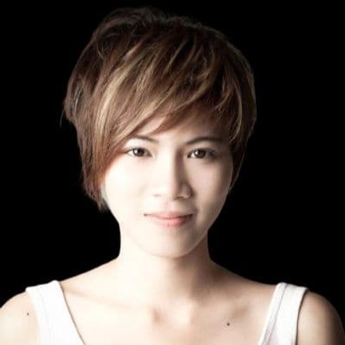 Short haircut for Asian women in 2023