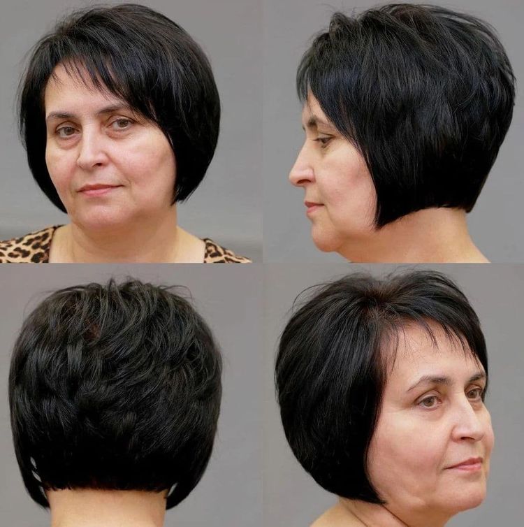 short hair for women over 60 in 2023