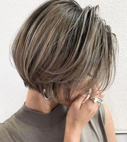 Modern Layered Short Bob