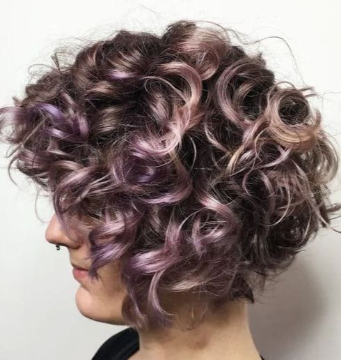 Muted Pink and Purple Waves