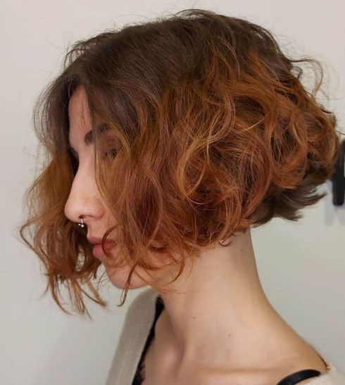 How can I protect my curly short bob while sleeping?