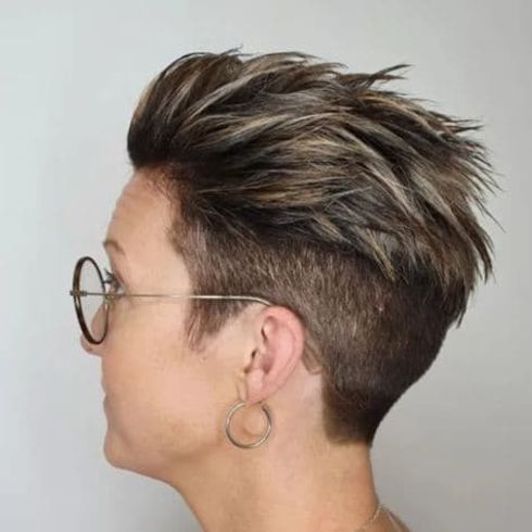 Coloring Your Undercut Pixie